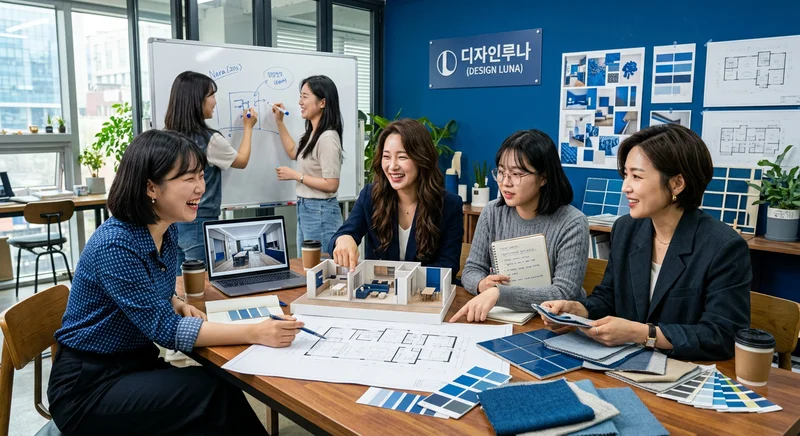 현장 시공 전문팀 작업 모습